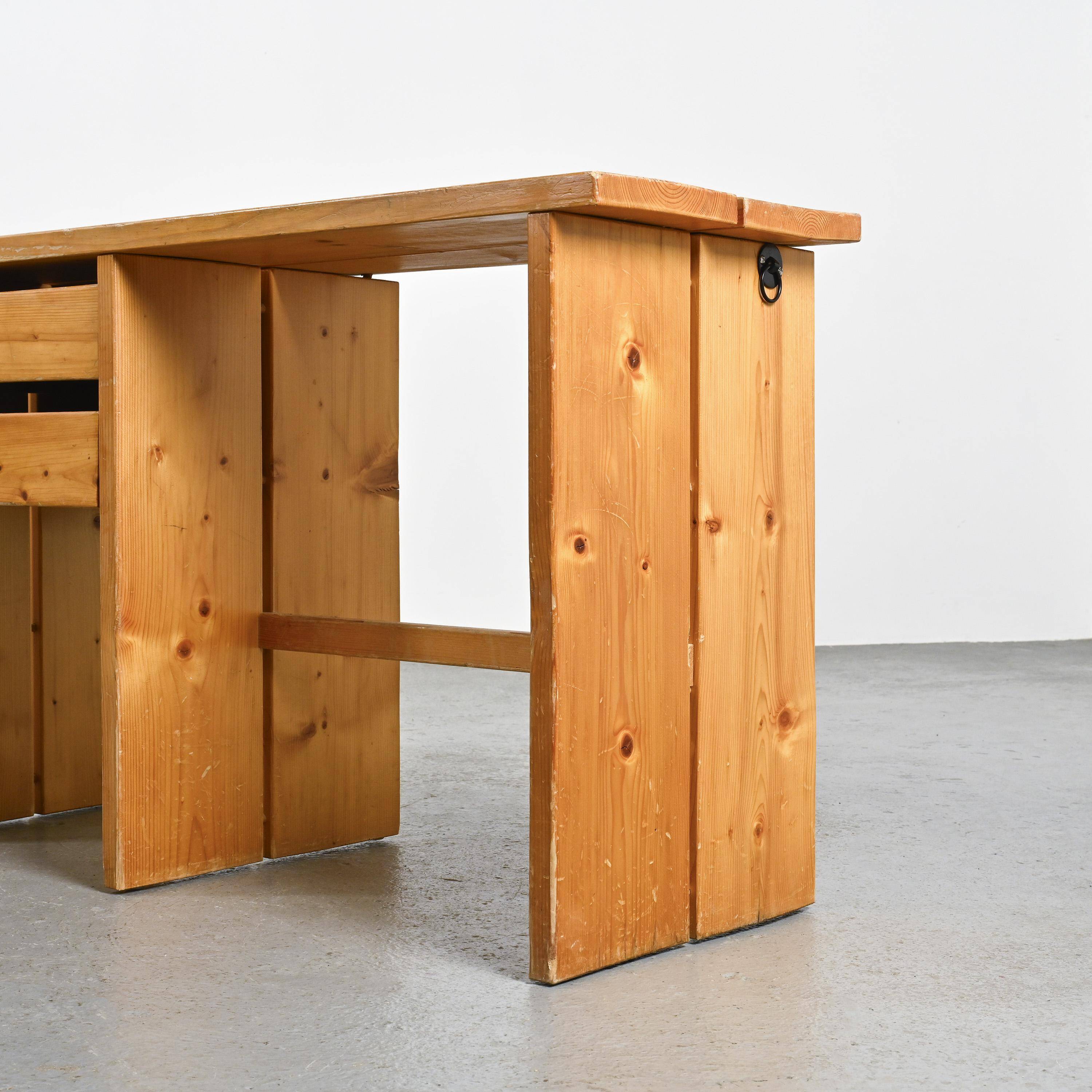 Pine desk, Mobiler Gal, La Plagne 60s