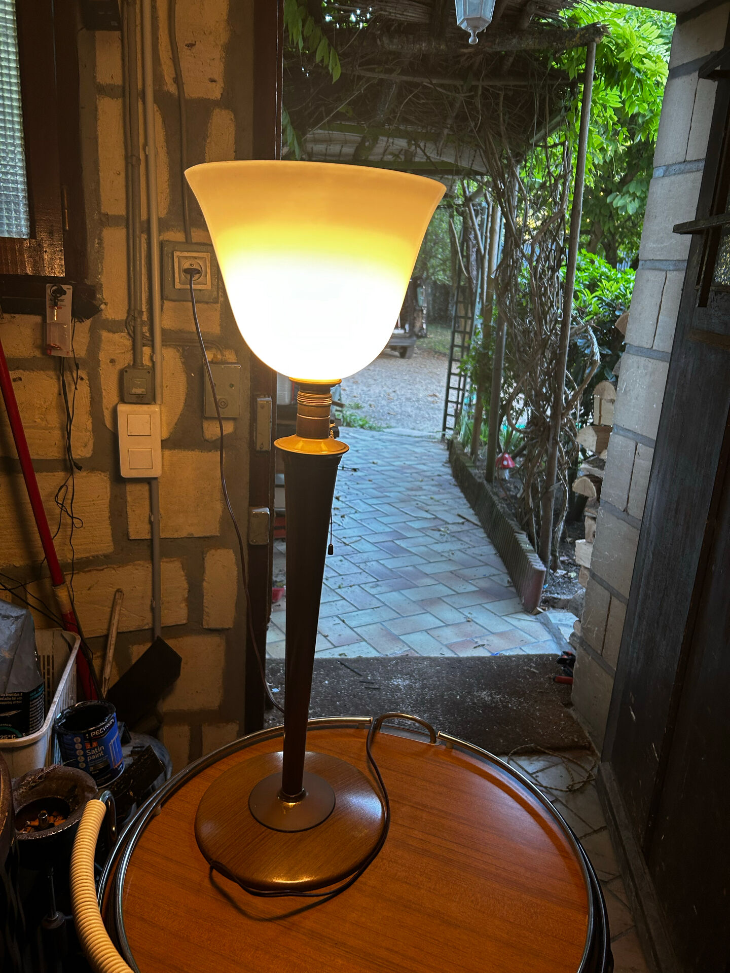 Vintage Mazda lamp from the 1940s.