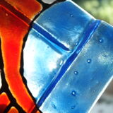 Empty murano glass pocket