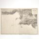 Map of Marseille Méditerranée 1950