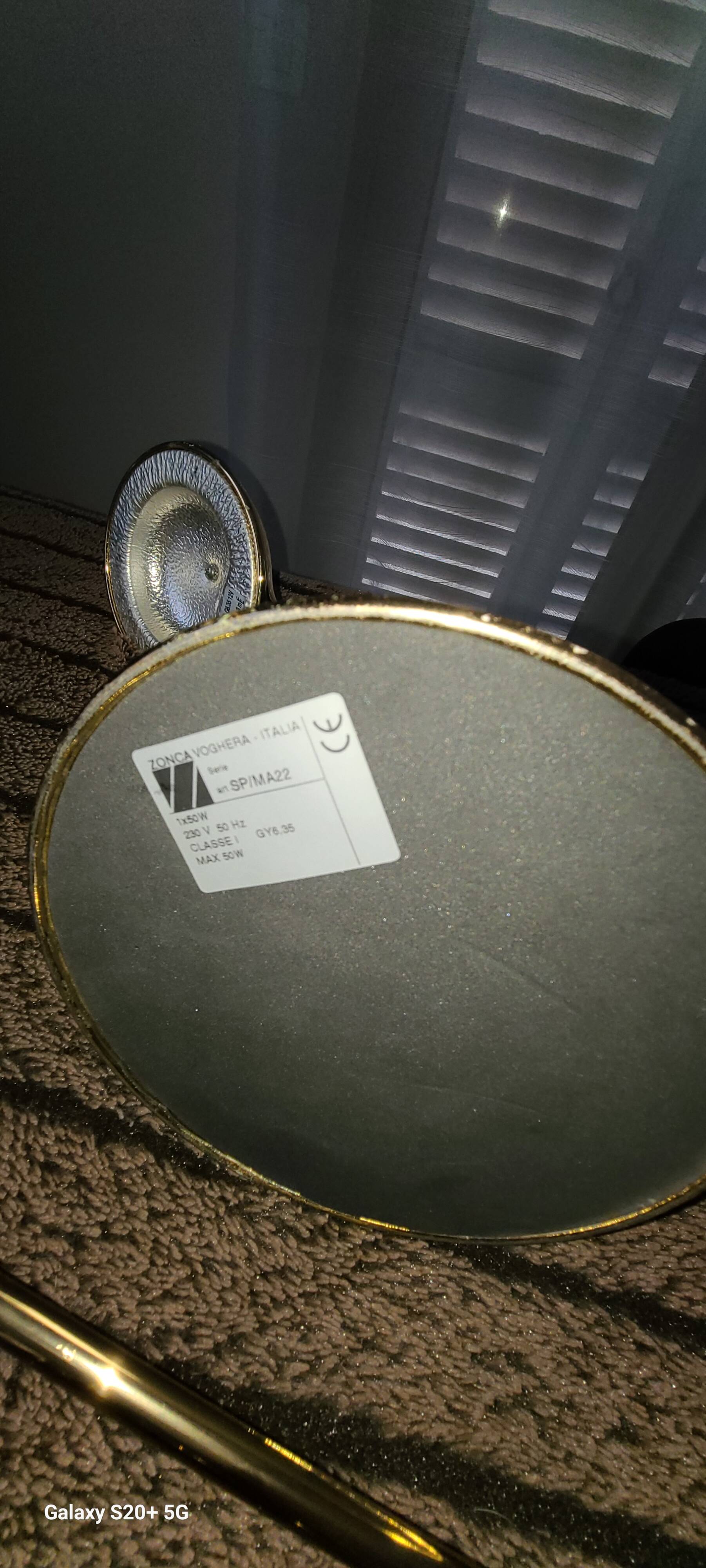 3 lampes de bureau vintage Zonca Voghera