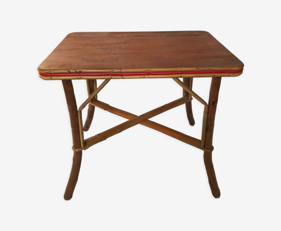 Table en bambou vintage