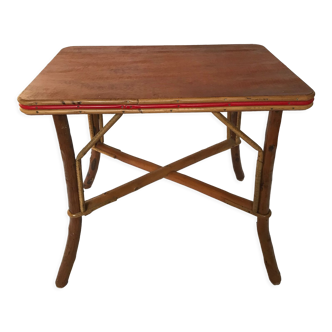 Table en bambou vintage