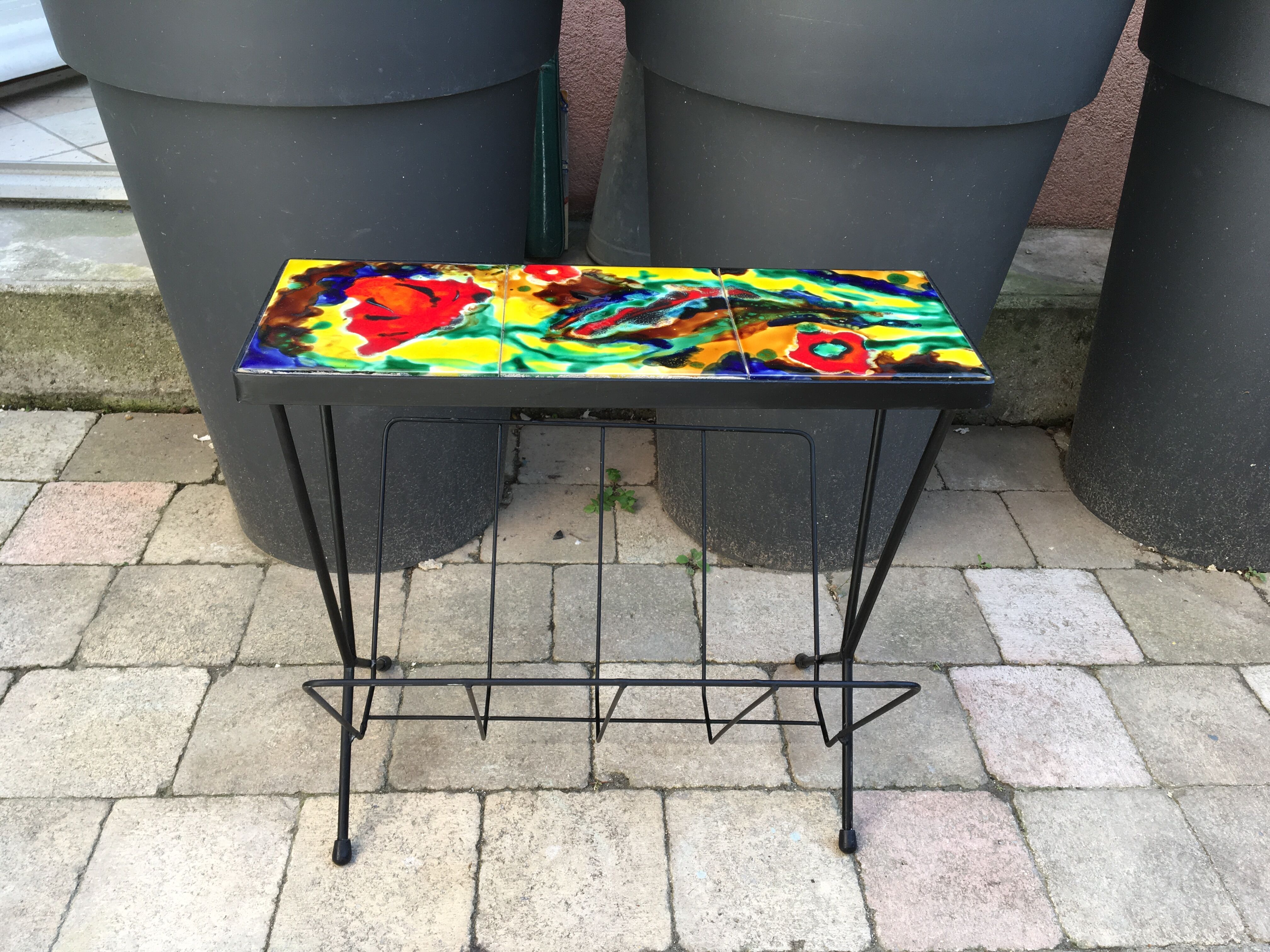 Vintage magazine rack