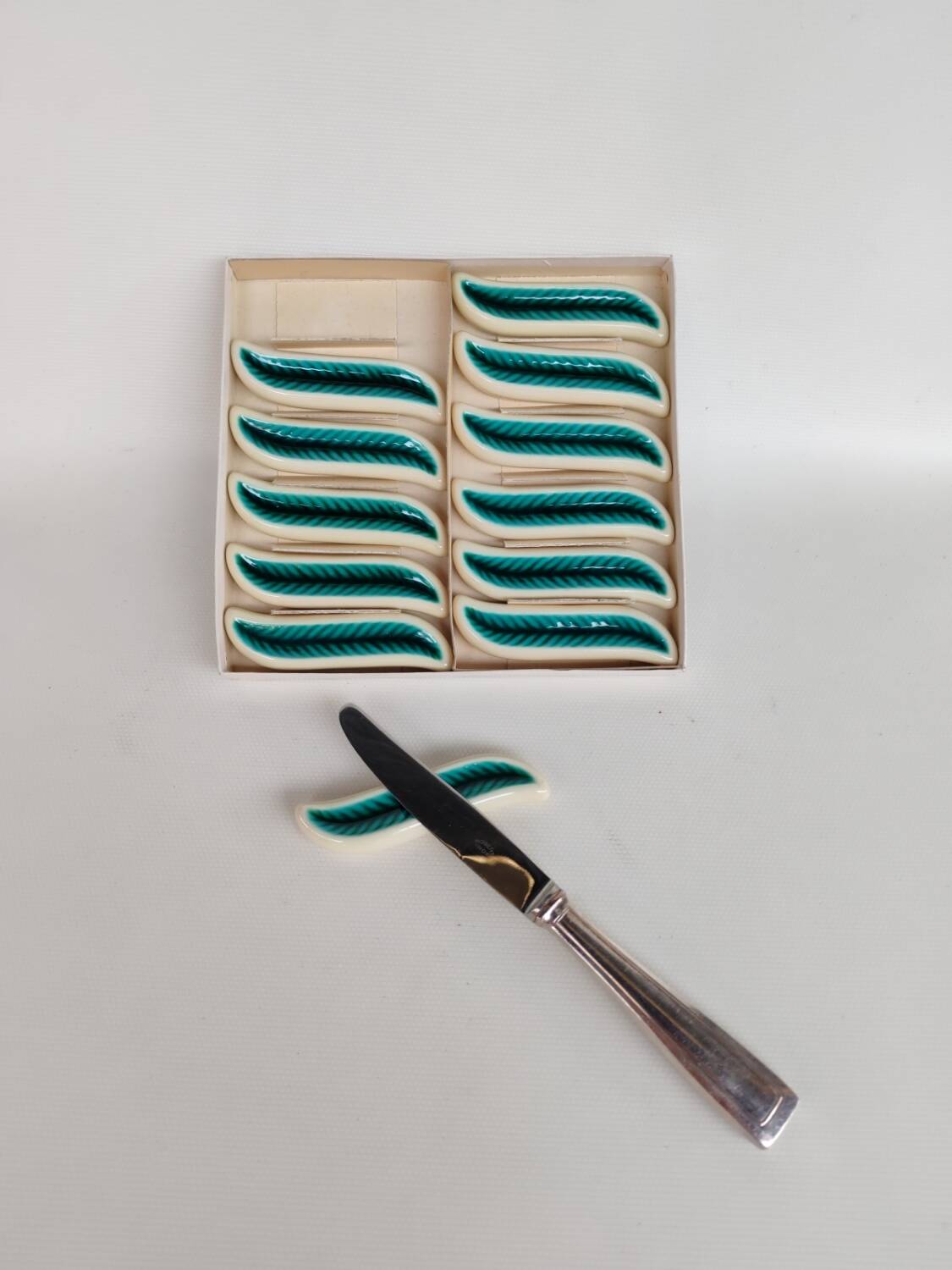 12 ceramic knife holders from Verceram, 1960s.