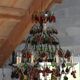 Chandelier glass Murano multicolored Fruits glass Murano Living room Dining room Apples Pears Grape