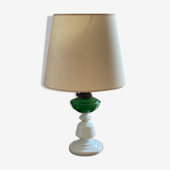 Lampe en opaline