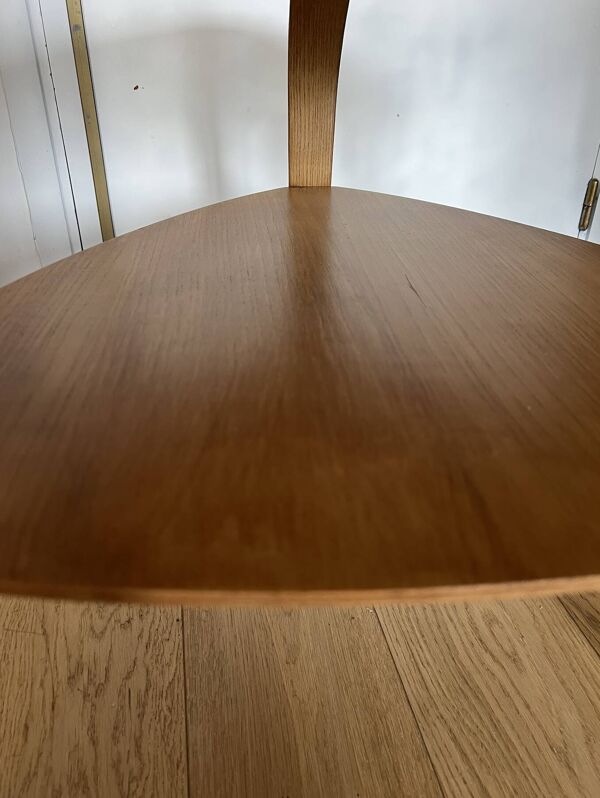 Table d'appoint hugues steiner 1950/1960 bow-wood