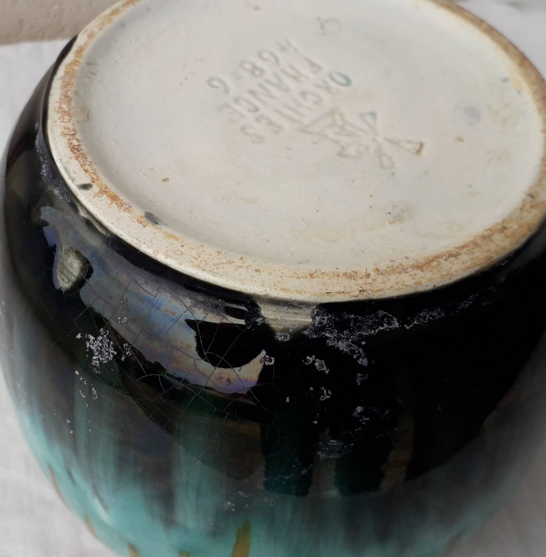 Ceramic cache-pot Orchies