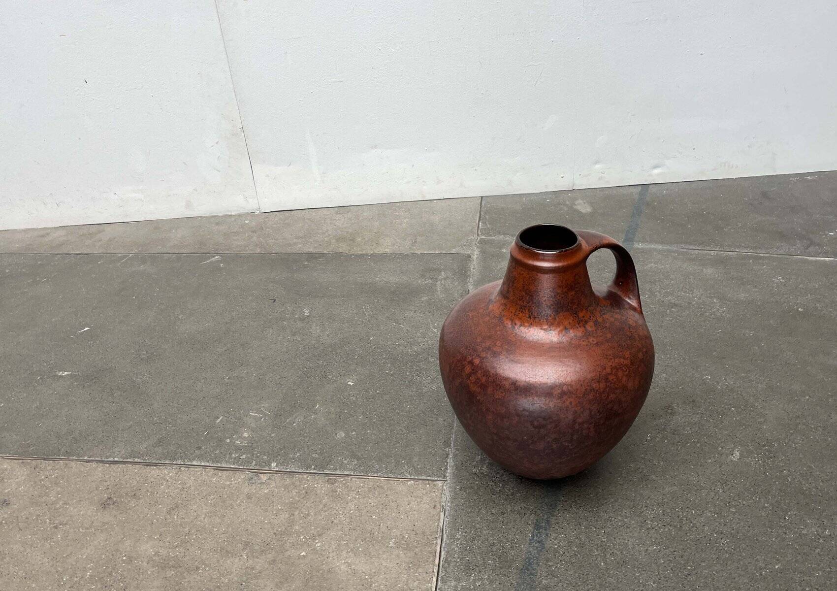 Grand vase sur pied en céramique West German style milieu du siècle de Carstens Tönnieshof, années 1960