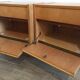 Pair of vintage bedside tables 1960-80's