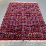 Vintage Turkoman Beshir Rug 245x170 cm