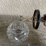 Pot à sucre ancienne avec pince à sucre intégrée