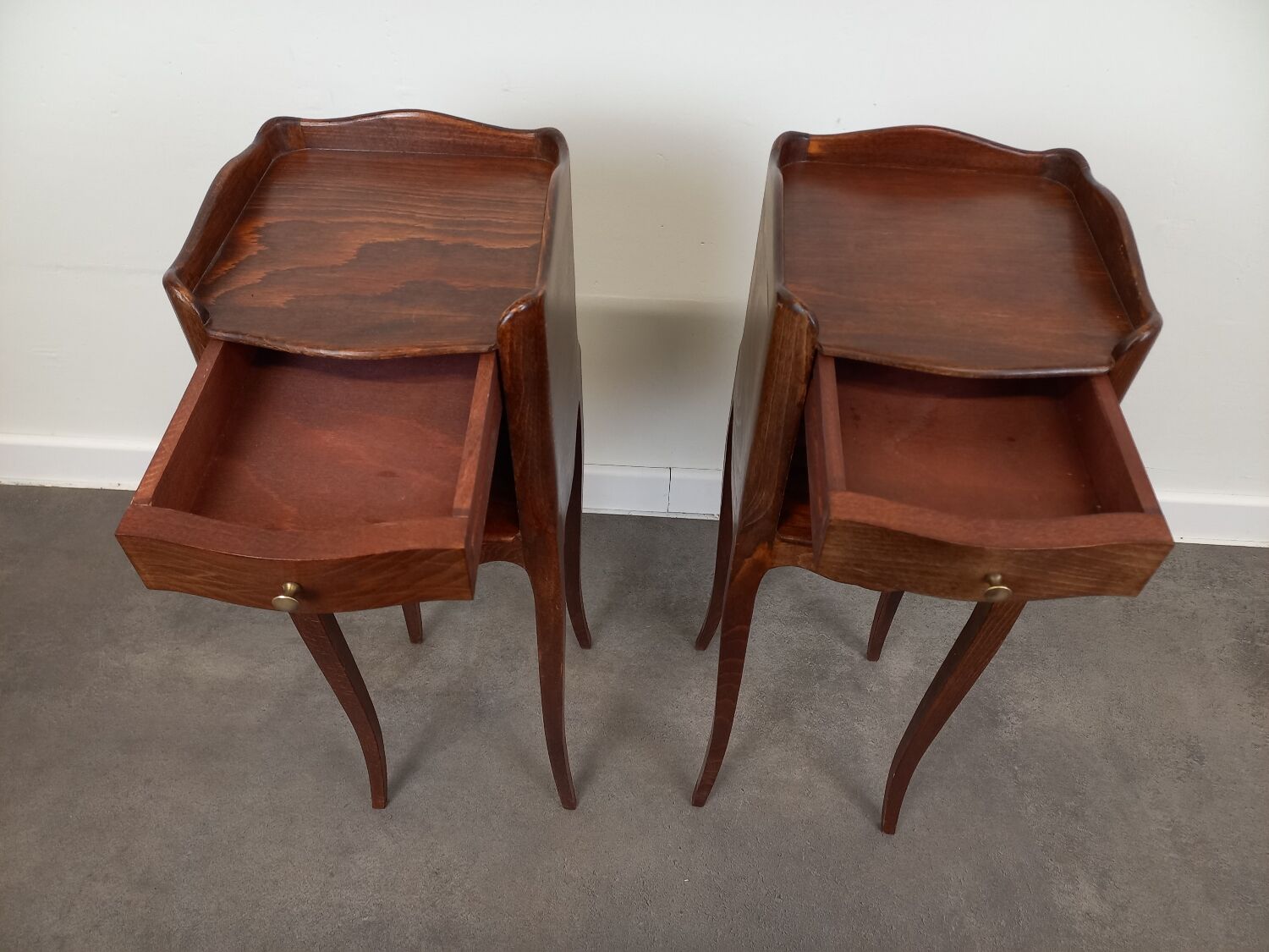 Pair of Louis XV style bedside tables