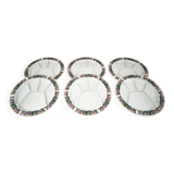 Set of 6 Villeroy & Boch Acapulco style fondue plates