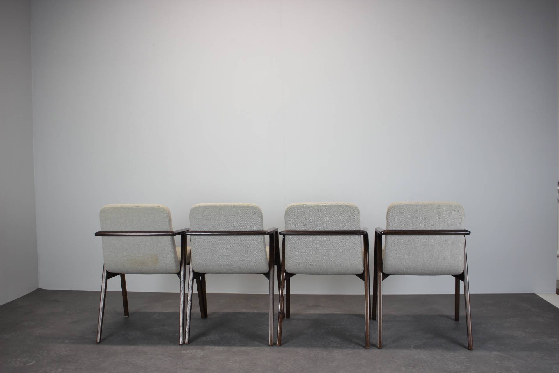 Set of 4 Lolita Dining Chair with Arms by Porada, 21st Century