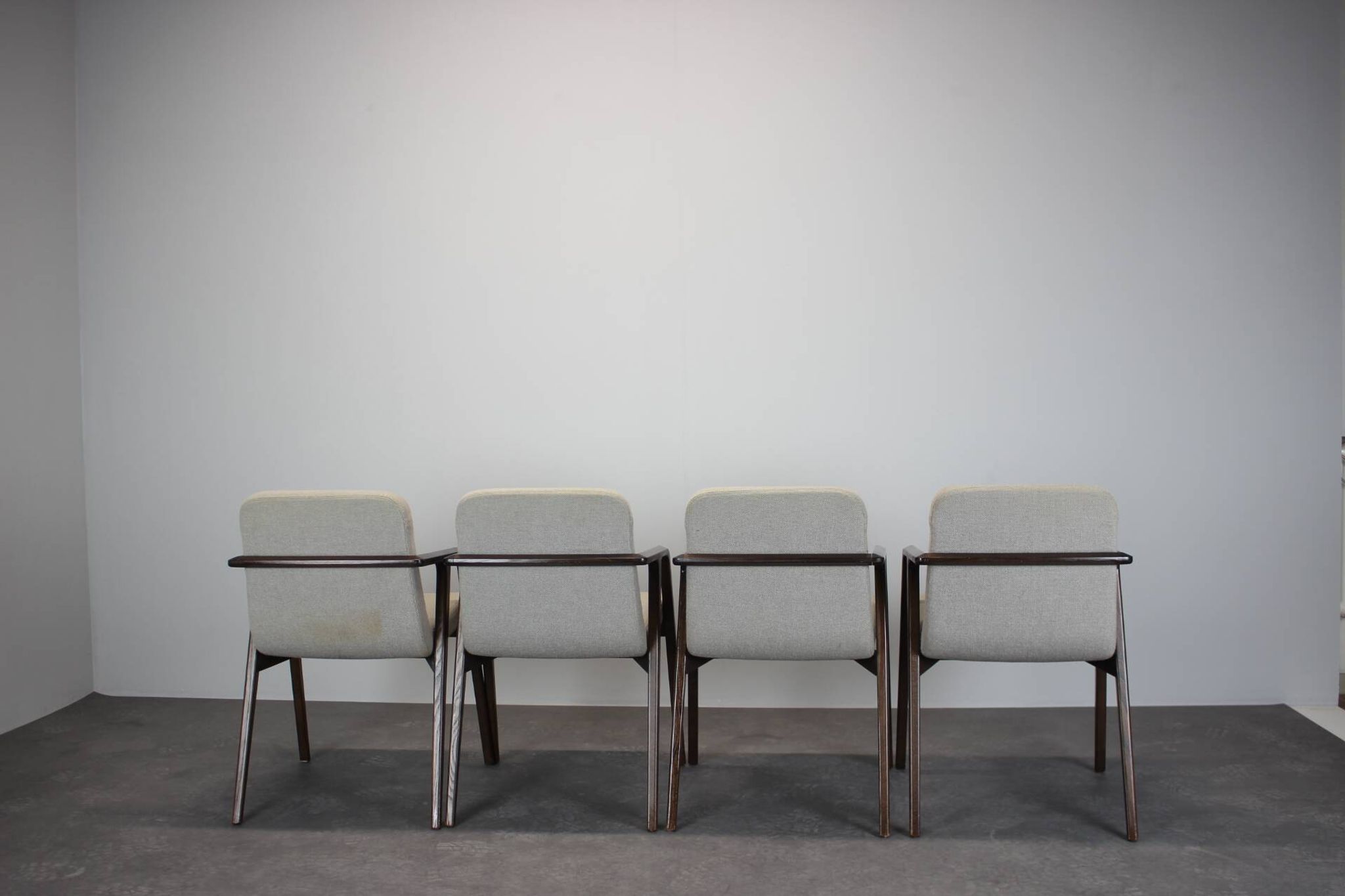 Set of 4 Lolita Dining Chair with Arms by Porada, 21st Century