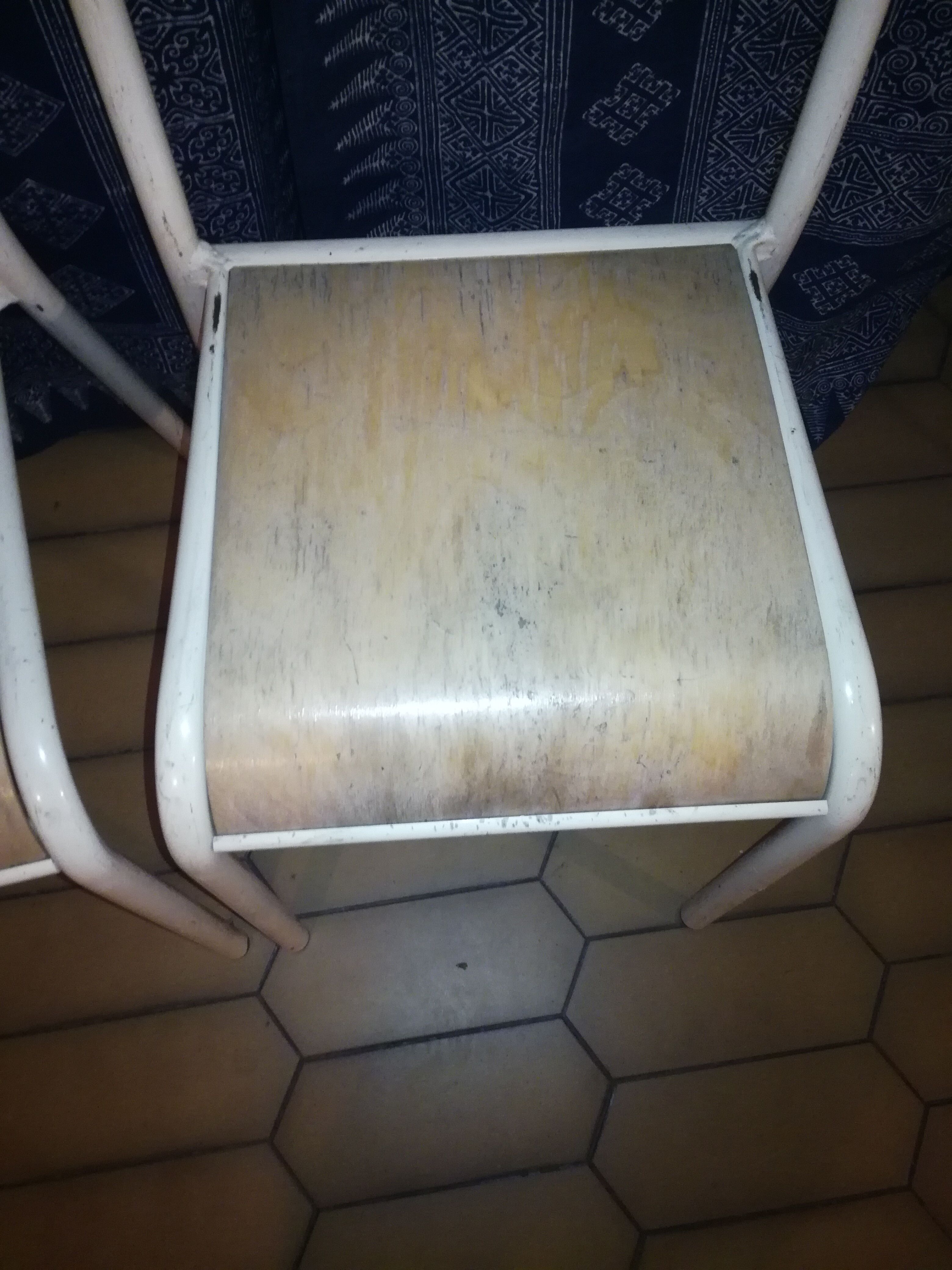 Pair of school chairs