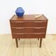 Table de chevet danoise en teck, années 1960