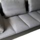 “Feng” gray leather sofa by Didier Gomez for Ligne roset