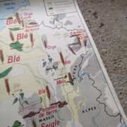Vintage school map MDI FRANCE The Seine