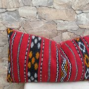Moroccan pillowcase, Berber cushion cover, woven pillowcase