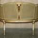 Louis XVI Bergère canapé in gilded wood with double caning