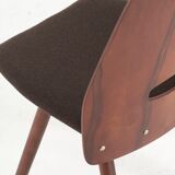 Set of 4 dining lollipop chairs by františek jirák for tatra, 60's