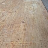 Antique rustic bistro farm table 1900 one drawer - 1m23
