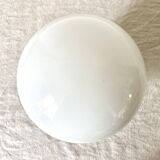 Art deco opaline globe ceiling light