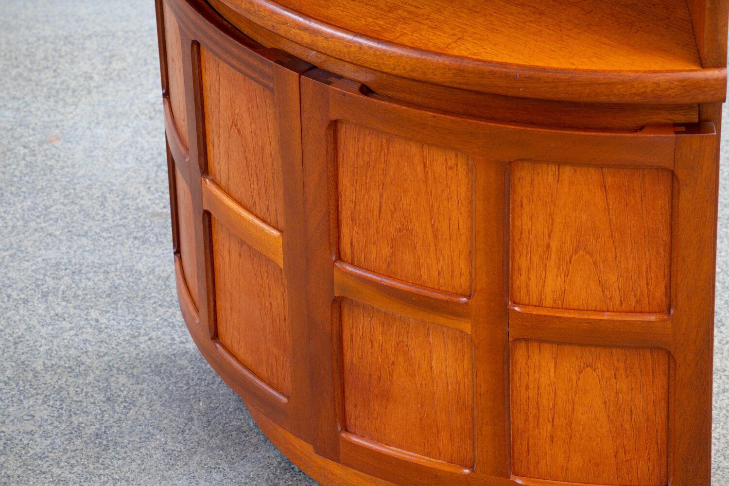 Vintage Scandinavian corner furniture / buffet 1960