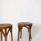 Pair stools signed Baumann