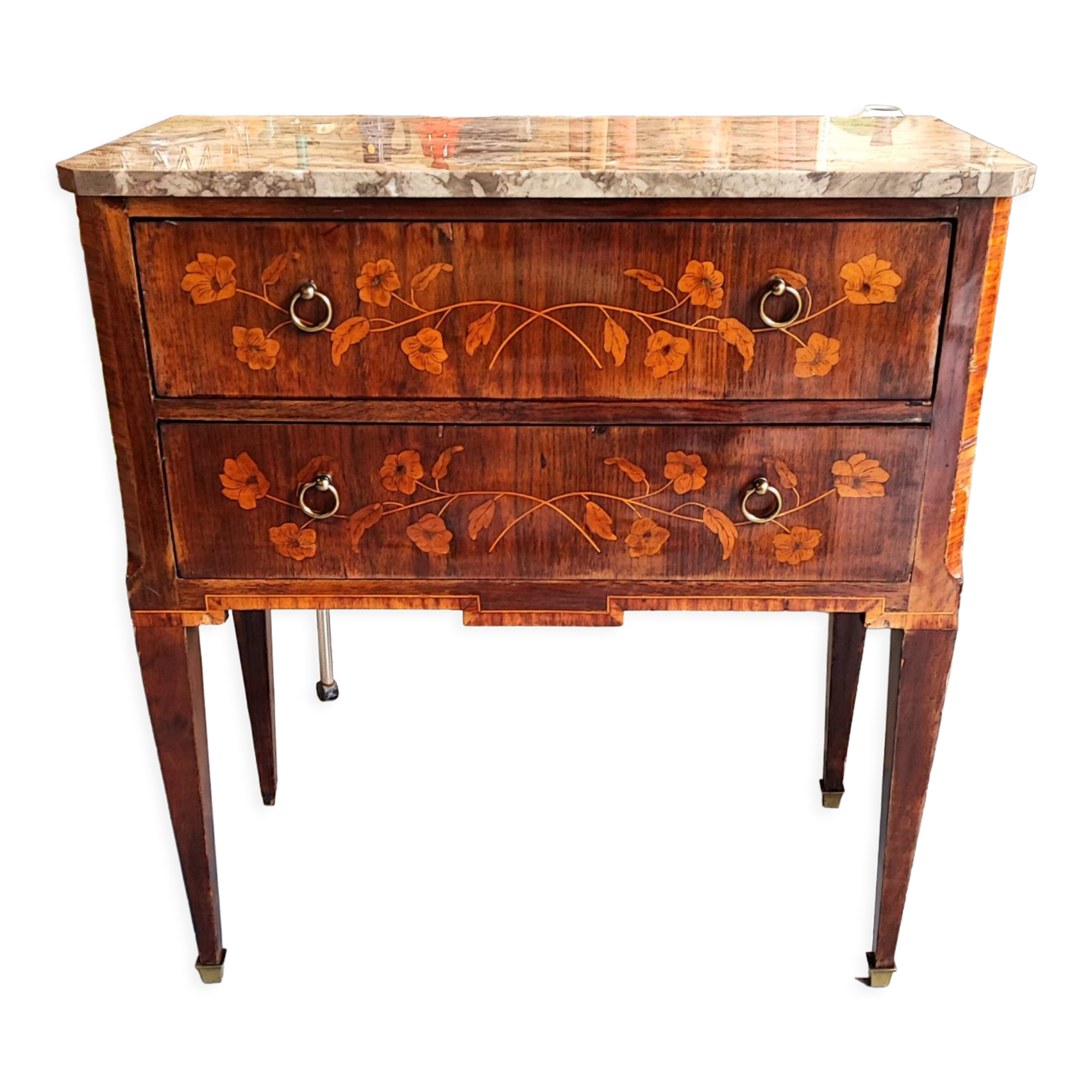 Chest of drawers 2 drawers Louis XVI