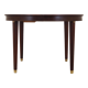Round mahogany table, Danish design, 1970s, production: Denmark