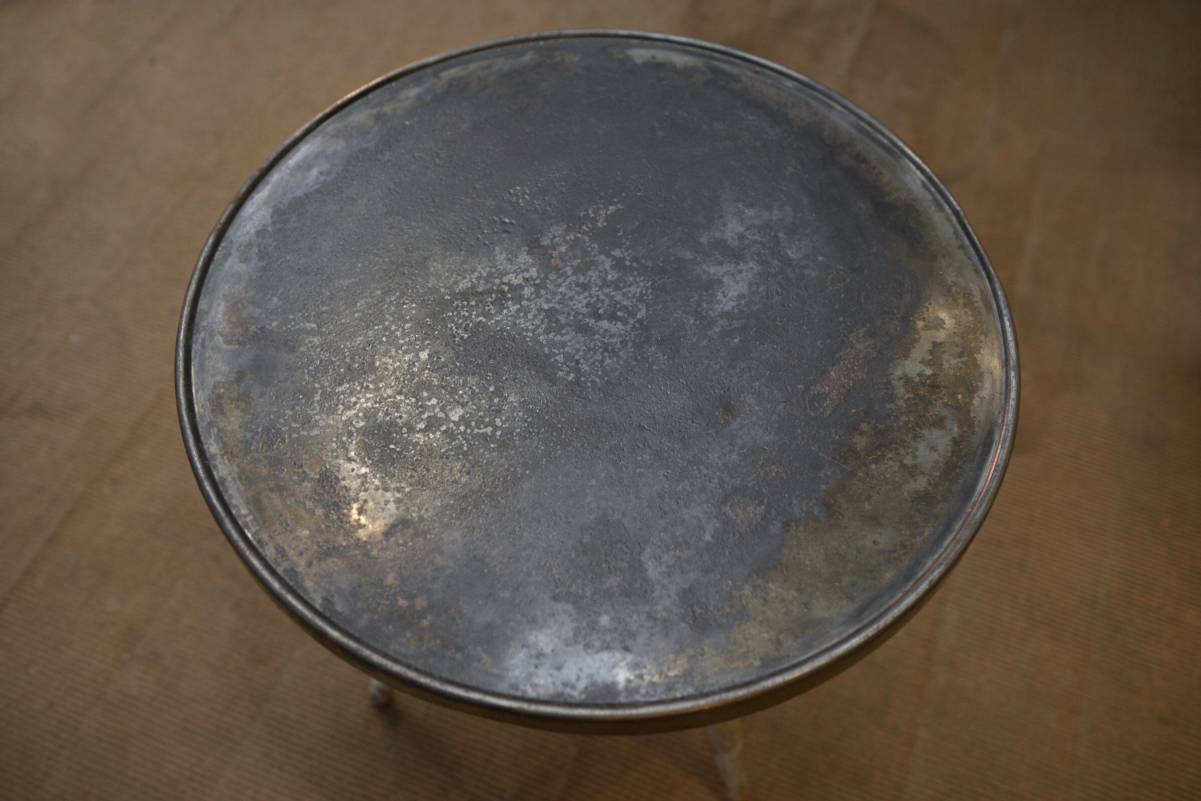 Art deco terrace bistro table in metal 1930