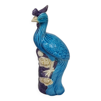 Phénix en porcelaine bleue chinoise vintage, années 1930