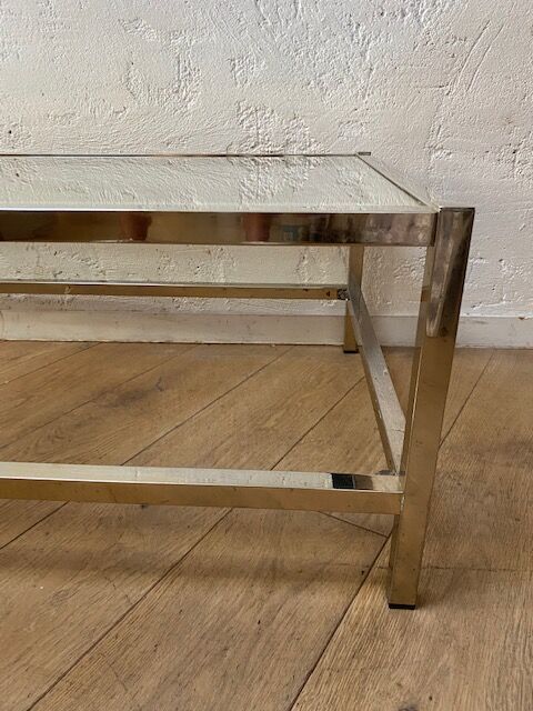 Glass coffee table
