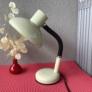 Beige metal space age lamp