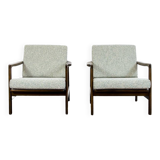 Pair of B7522 armchairs by Zenon Bączyk 1960's