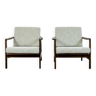 Pair of B7522 armchairs by Zenon Bączyk 1960's