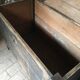Old patinated wooden chest early 20th century