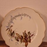 2 assiettes motifs automnale