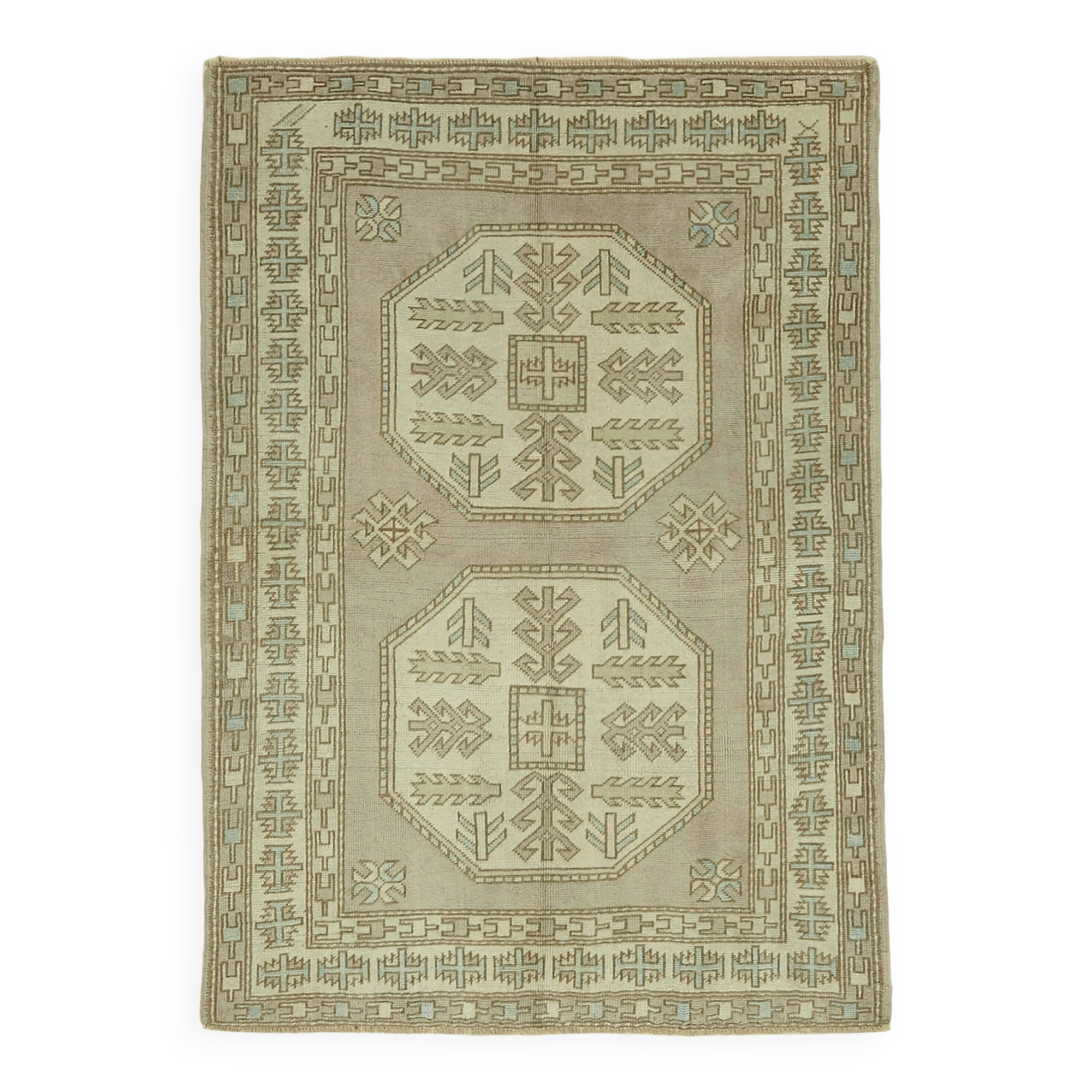 Turkish Vintage Anatolian Rug 127 cm x 180 cm
