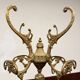 Porte-manteau classique en laiton antique