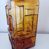 Empoli amber glass carafe