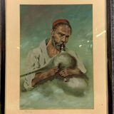 Orientalist school of the 20th century: representation of a musician
