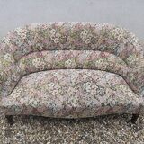 Vintage toad bench sofa with flowers