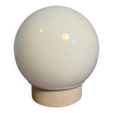 Opaline globe wall light
