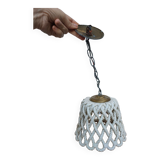 White ceramic pendant lamp