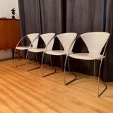 Set of four Linda chairs, Arrben, Italy, 1980s